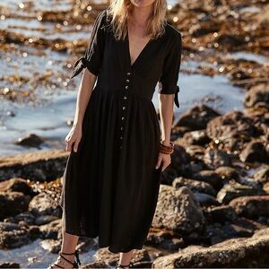 FREE PEOPLE NWT, Love Of My Life Midi Dress, Black, size M